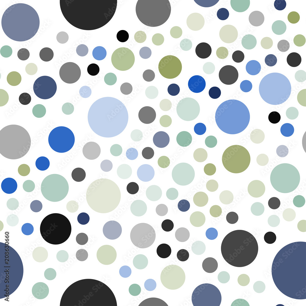 Light Blue, Green vector seamless pattern with spheres. Light Blue, Green vector seamless pattern with spheres.