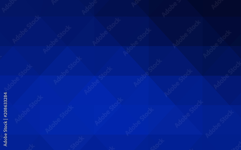 Dark BLUE vector texture with gradient triangles. Dark BLUE vector texture with gradient triangles.