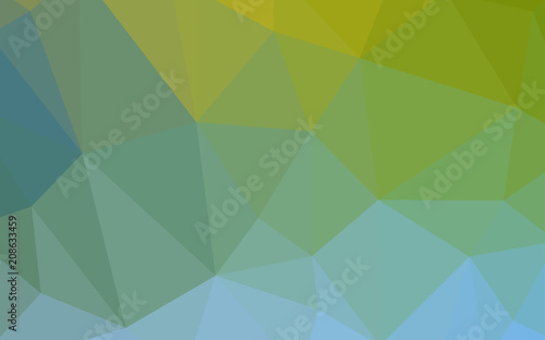 Light Blue, Green vector abstract mosaic pattern.