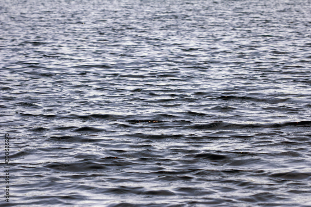 Wavy and disturbed water of the Baltic sea near Stockholm Wavy and disturbed water of the Baltic sea near Stockholm