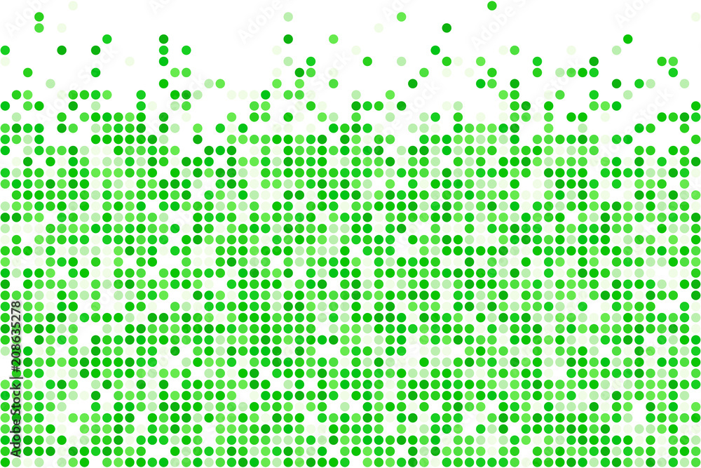 Abstract green spring summer mosaic - vector background from circles with copy space Abstract green spring summer mosaic - vector background from circles with copy space