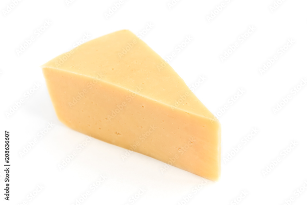 Cheese isolated on white background. Cheese isolated on white background.