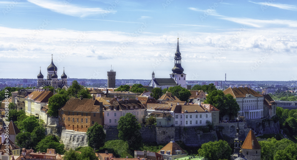 Fototapeta premium Estonia, Tallinn Skyline