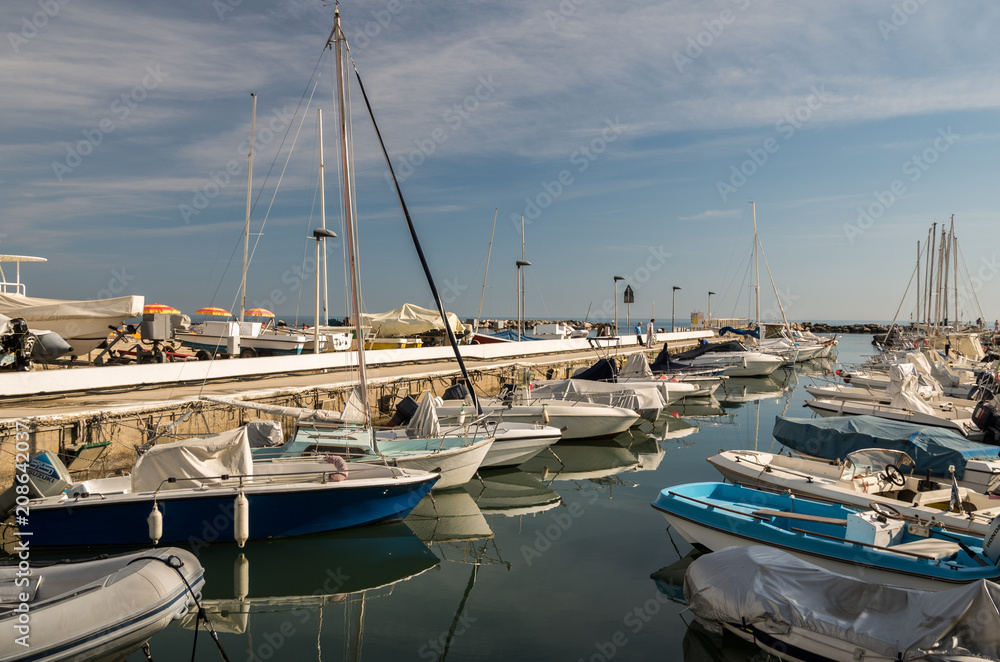 Marina for yachts Italy
