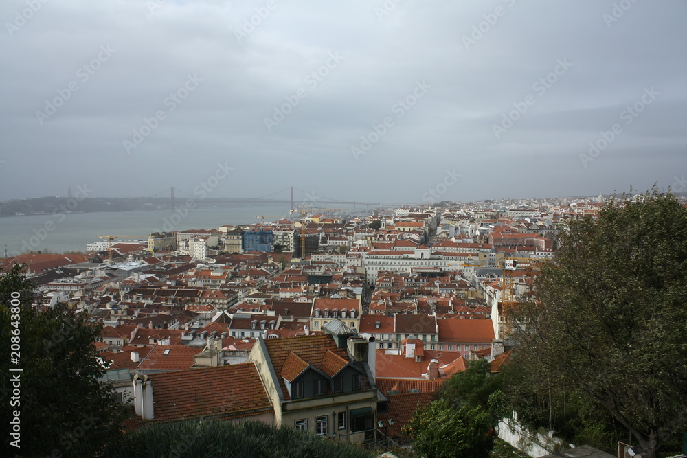 Lisboa desde Castillo de San Jorge, Lisboa, Portugal