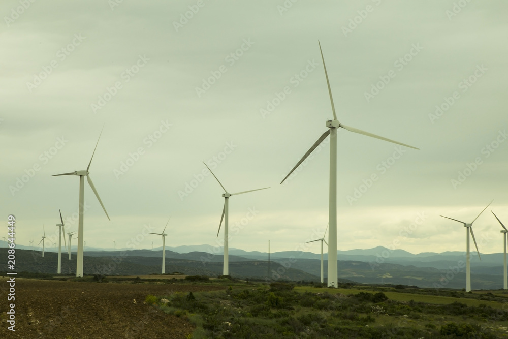 molinos de viento-energia-electricidad-parque eolico-España