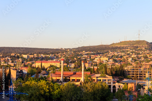 View of Tbilisi city, capital of Georgia