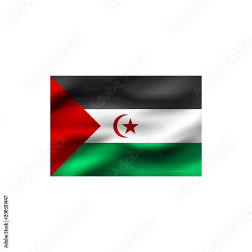 Free Download Flag of Sahrawi Arab DemocraticRepublic. - GFXLoad