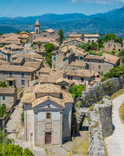 Panoramic view in Arpino, ancient town in the province of Frosinone, Lazio, central Italy. photo