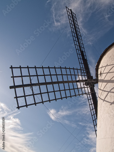 Windmill in Campo de Criptana La Mancha Ciudad Real Spain photo