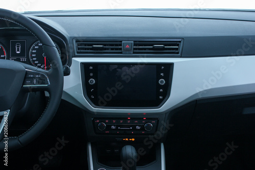 Fototapeta Naklejka Na Ścianę i Meble -  lcd monitor in the car