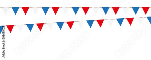 dreieckige fähnchen in russland farben