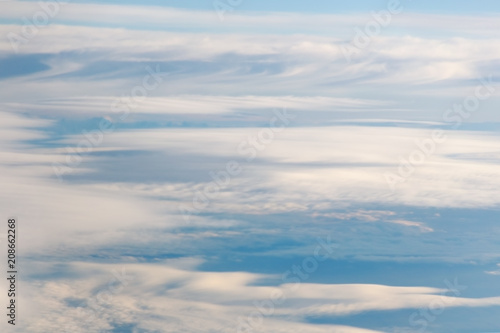 Beautiful abstract sky tone blurred background  blue white pink pattern - use for background  backdrop or design element in natural concept.