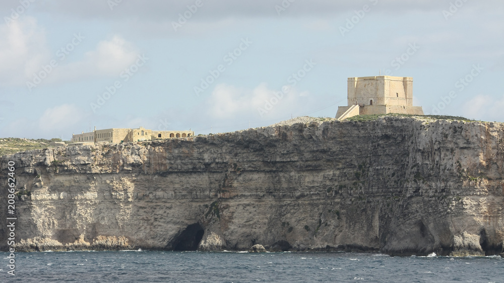 Torre de Santa María Isla de Comino en Malta