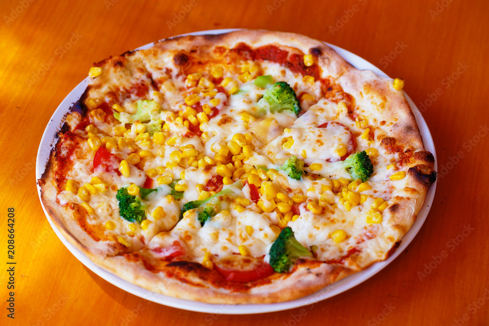 Fresh baked pizza, shallow depth of field. Fresh baked pizza, shallow depth of field.