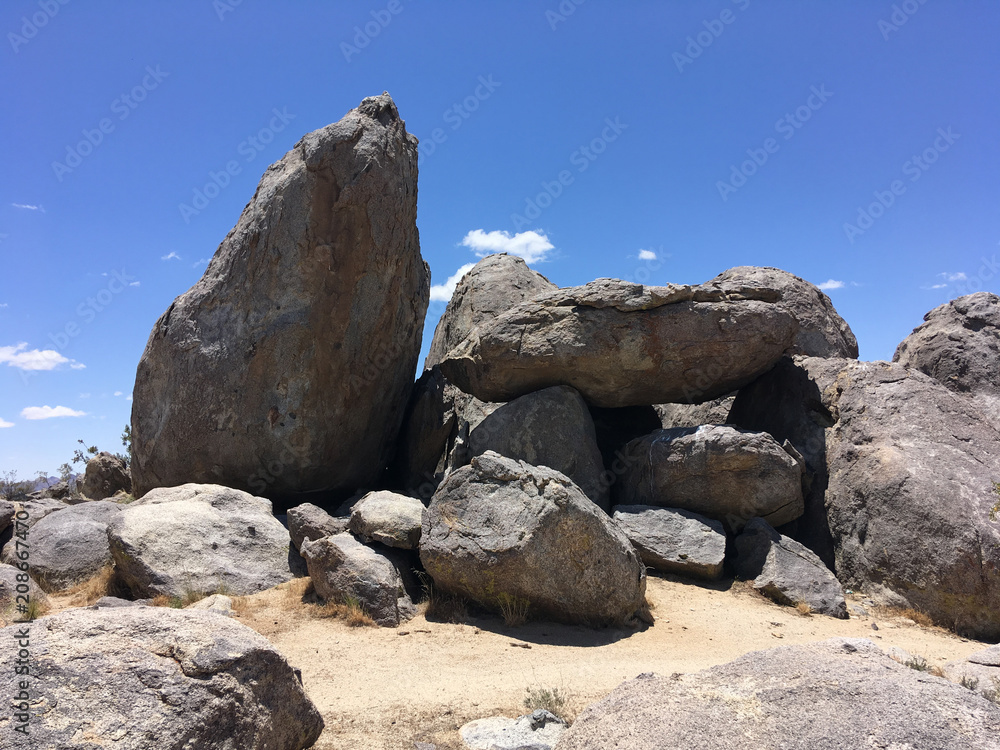 In the mountains of California in the summer. Stones, sand, sun In the mountains of California in the summer. Stones, sand, sun