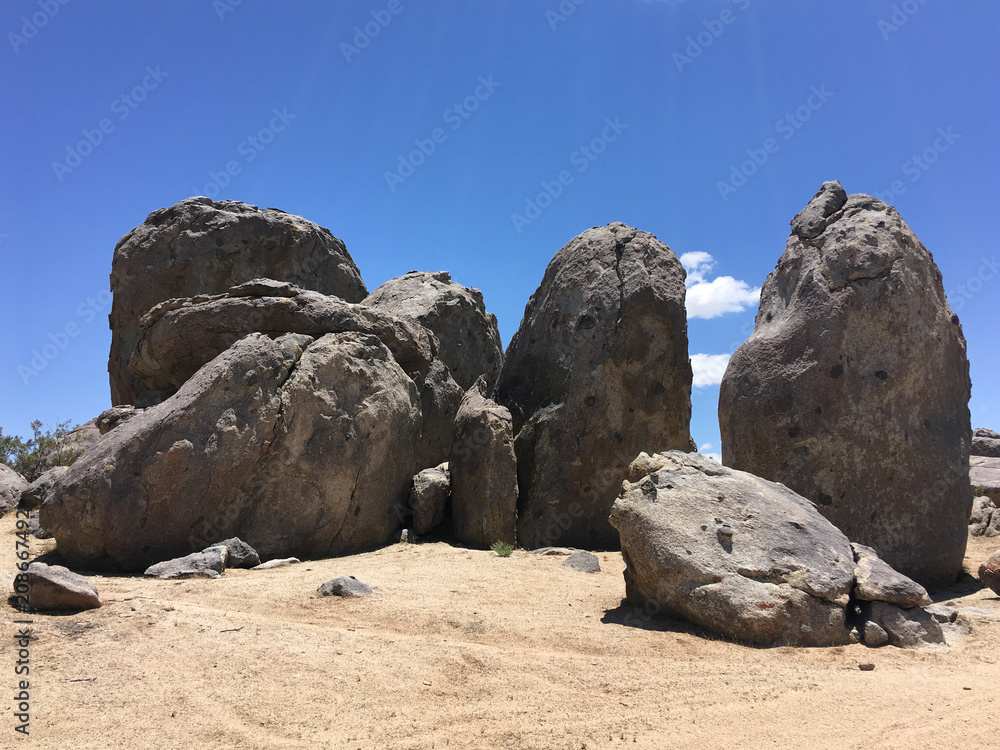 In the mountains of California in the summer. Stones, sand, sun In the mountains of California in the summer. Stones, sand, sun