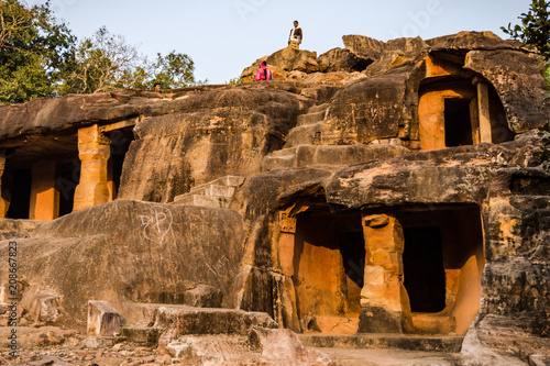 Caves at Udayagiri, Bhubaneswar, Odisha, India