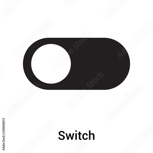 Switch icon vector sign and symbol isolated on white background, Switch logo concept
