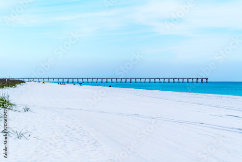 A cool winters day on Pensacola beach with the Gulf of Mexico calling your name.