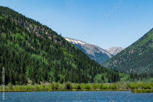 Cottonwood Lake near Mount Princeton at Buena Vista, Colorado, USA