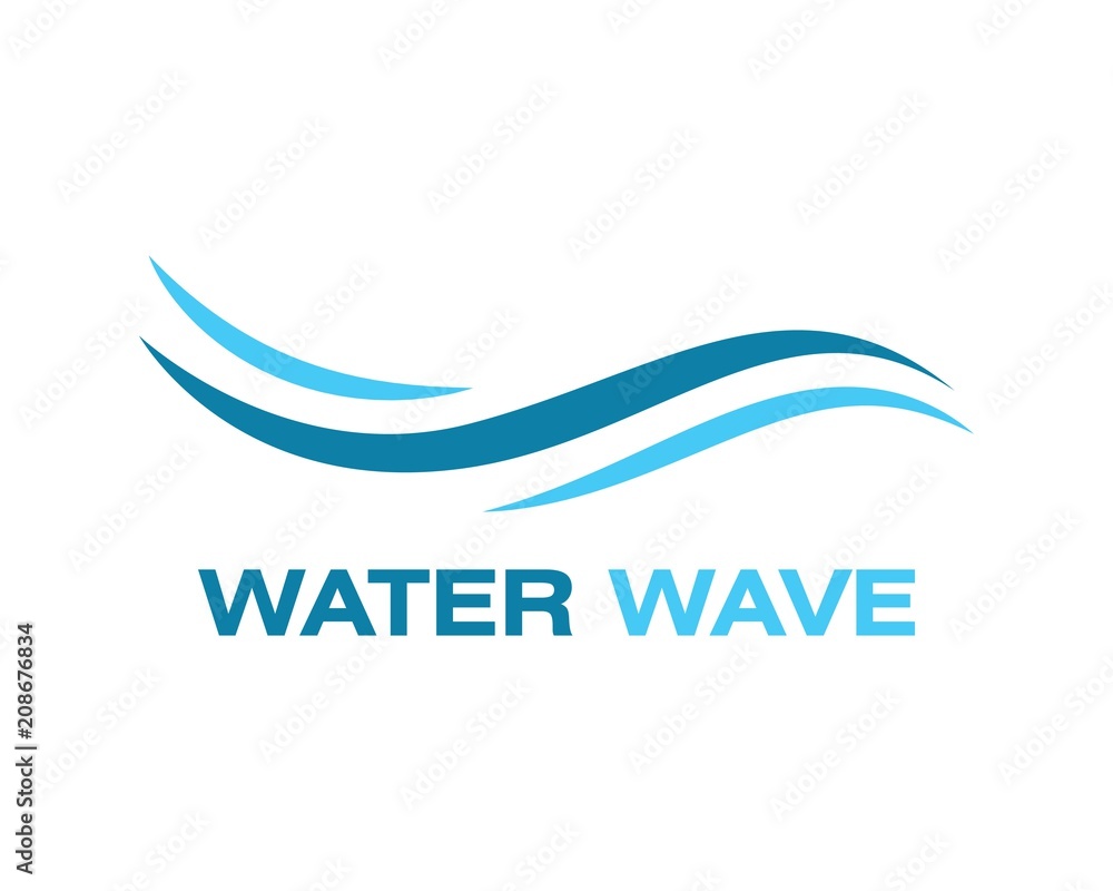 Water Wave symbol and icon Logo Template Water Wave symbol and icon Logo Template