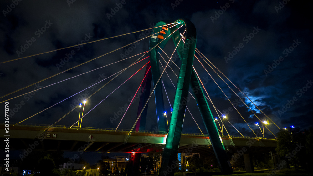 Obraz premium Bridge at night