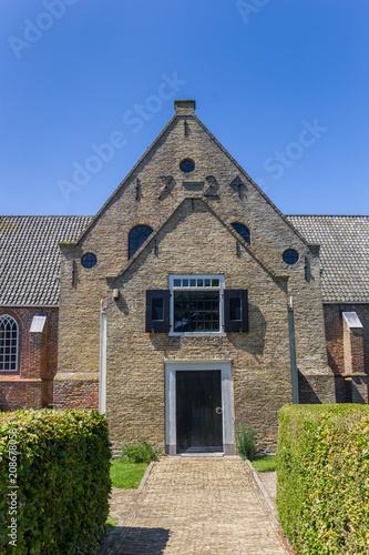 Front of the Maartenskerk church in Oosterend, The Netherlands photo