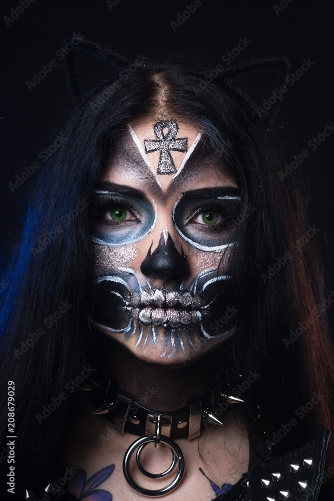 The mask of Santa Muerte