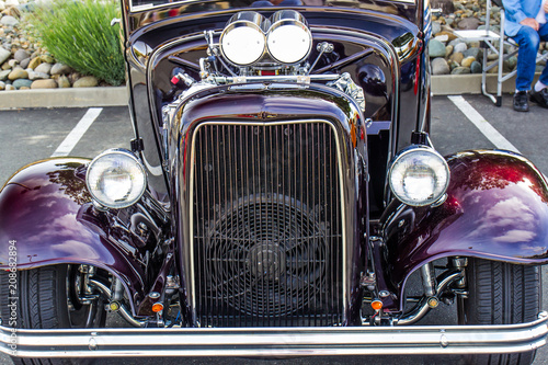 Front End Grill Of Hot Rod Automobile © Tom