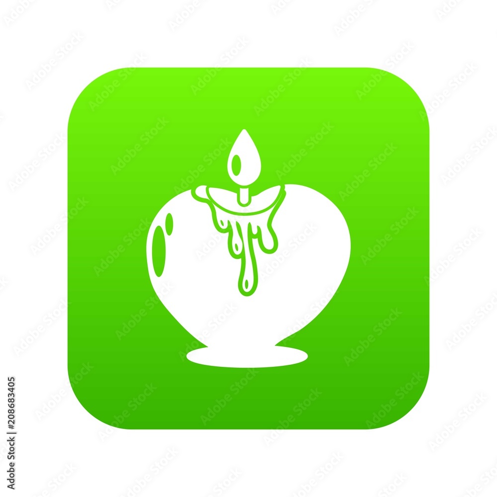 Candle romance icon. Simple illustration of candle romance vector icon for web Candle romance icon. Simple illustration of candle romance vector icon for web