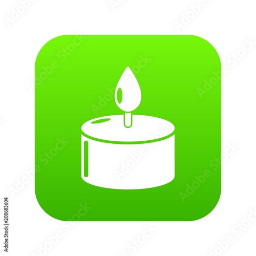 Candle icon. Simple illustration of candle vector icon for web