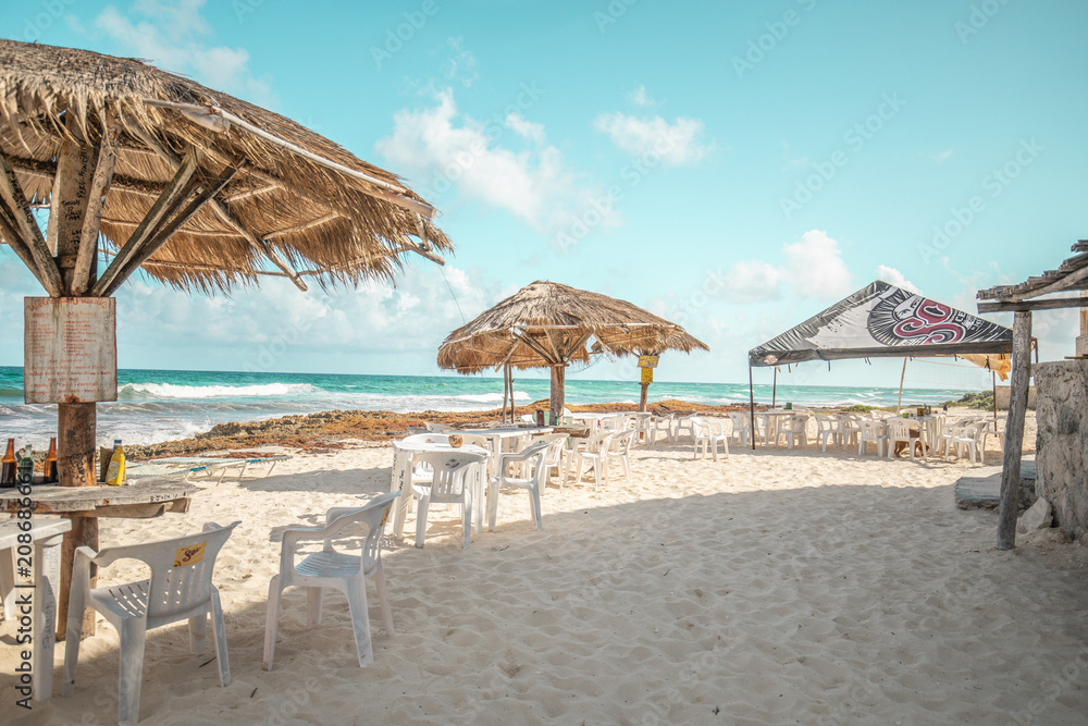 Cancun Mexico Beach Restaurant and Bar