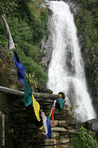 Trek to Bhagsu Waterfall, India