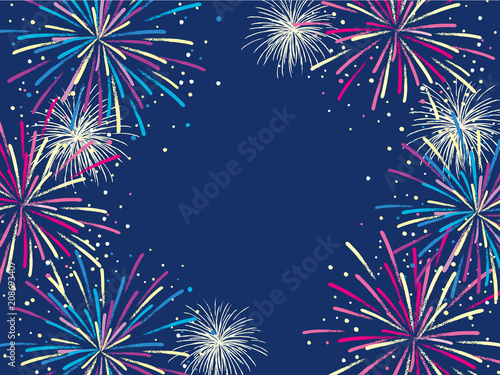 花火 背景イラスト Stock ベクター Adobe Stock 花火 背景イラスト Stock ベクター Adobe Stock