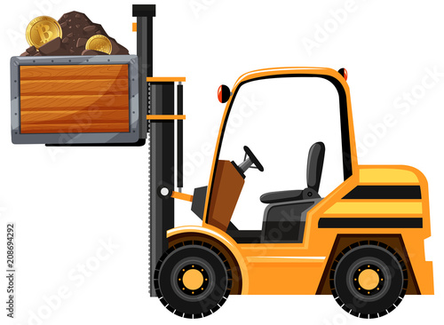 Mining Tractor and Bitcoin