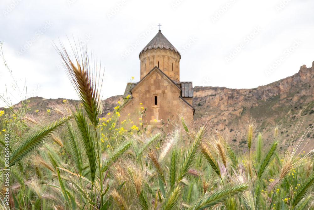 Little medieval church on top of a mountain. Little medieval church on top of a mountain.