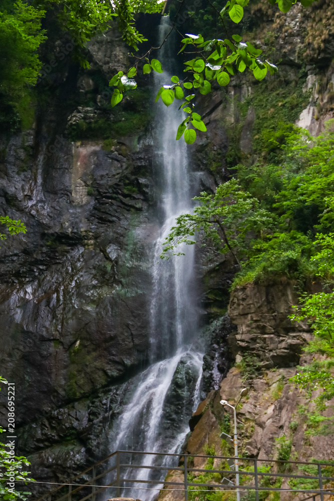 Makhuntseti waterfall near Batumi in Adjara region, Georgia