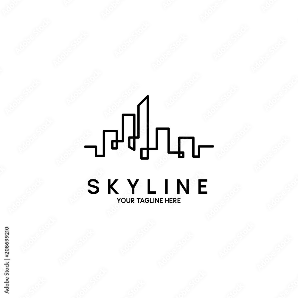 Skyline Logo Design Template