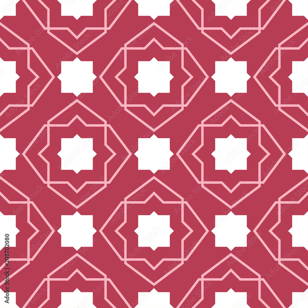 Geometric red seamless background. Pale red pattern Geometric red seamless background. Pale red pattern
