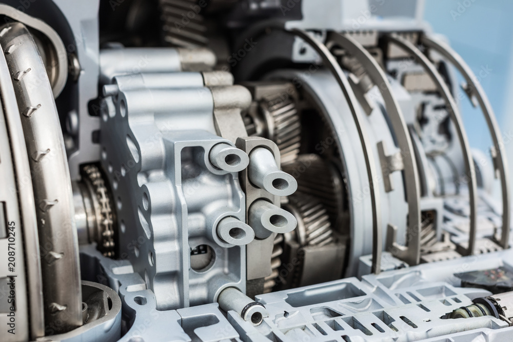Modern hydromechanical gearbox. Automatic transmission. Modern hydromechanical gearbox. Automatic transmission.