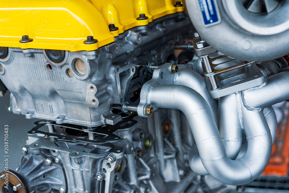 Fototapeta premium Internal combustion engine automotive