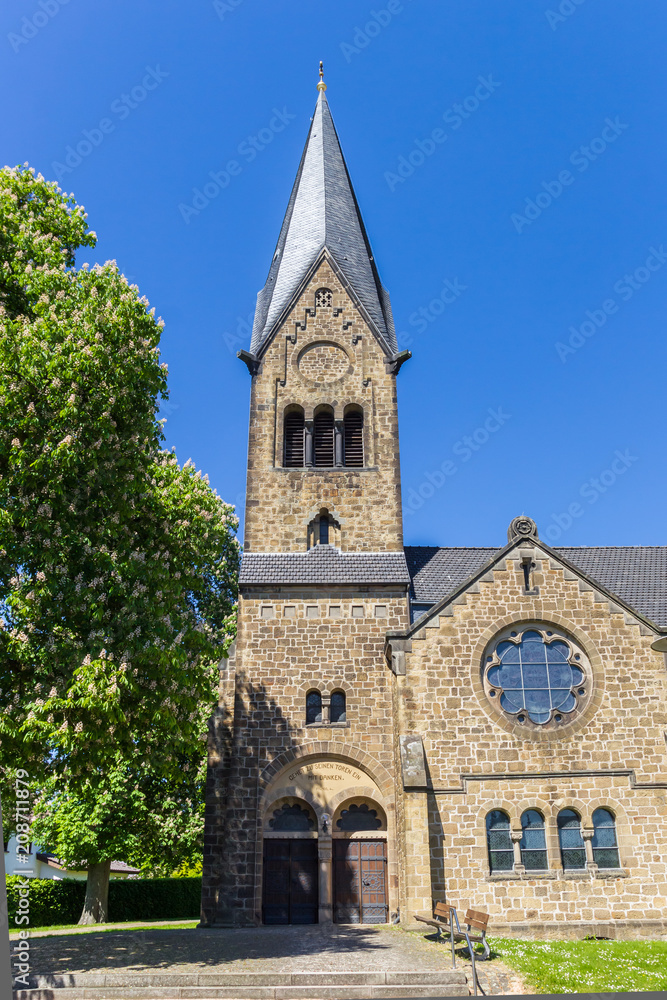 Lutheran church in the historic spa town Bad Salzuflen, Germany