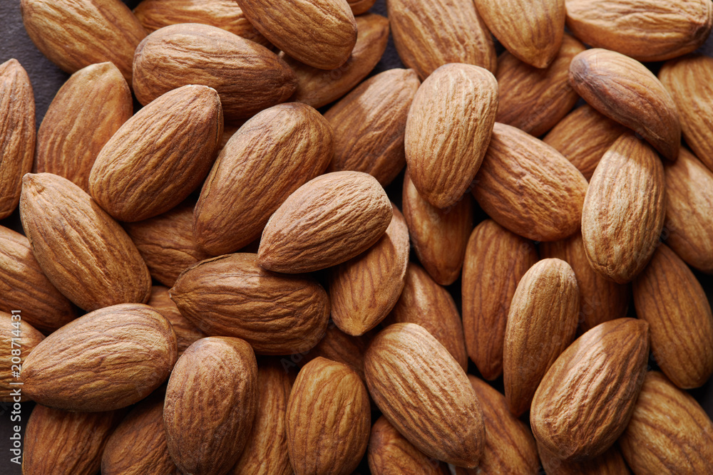 almonds plant dry seeds texture pattern background almonds plant dry seeds texture pattern background