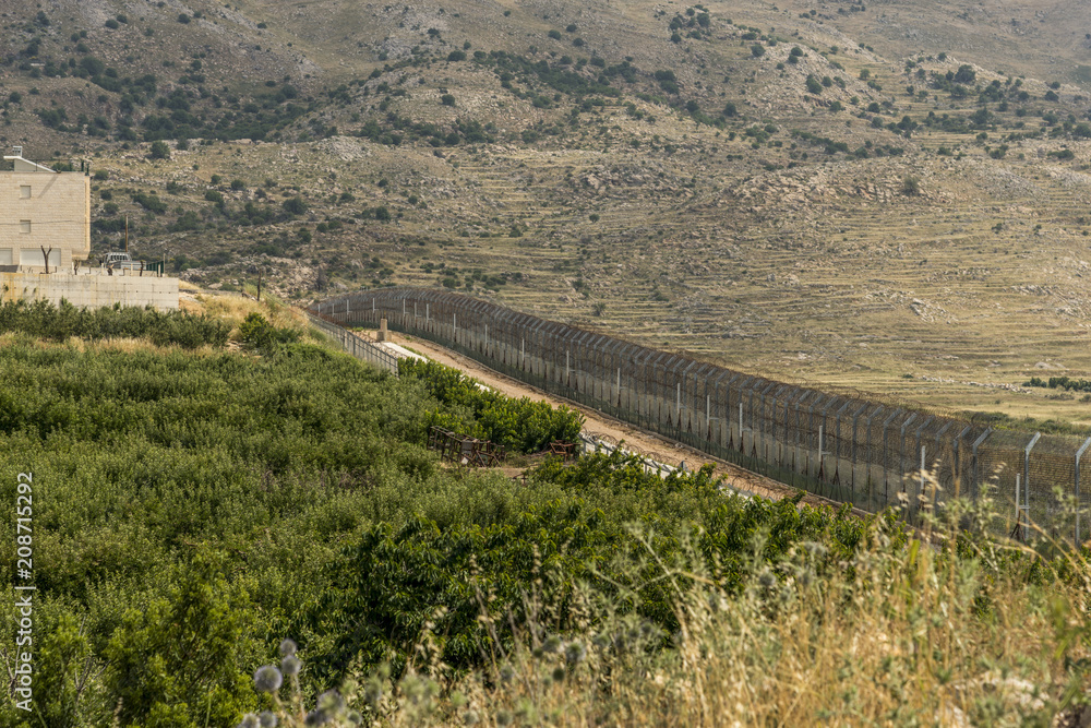 The Israel Syria border