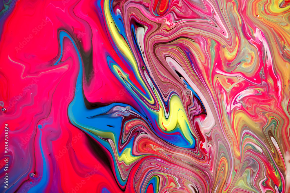 Fantastic stains of acrylic paint, the effect of marble. Fantastic stains of acrylic paint, the effect of marble.