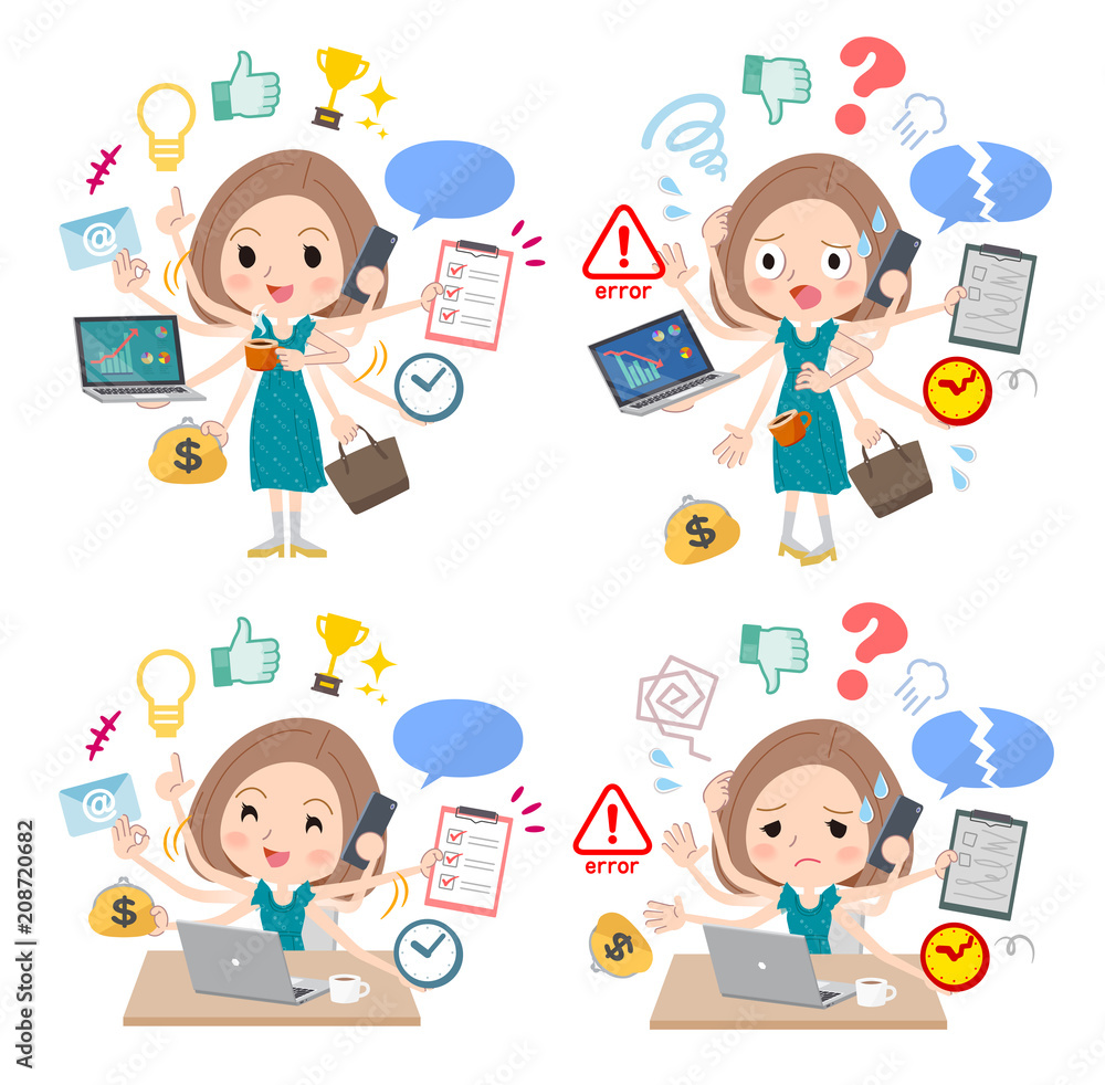 Bob hair green dress women_mulch task Office Bob hair green dress women_mulch task Office