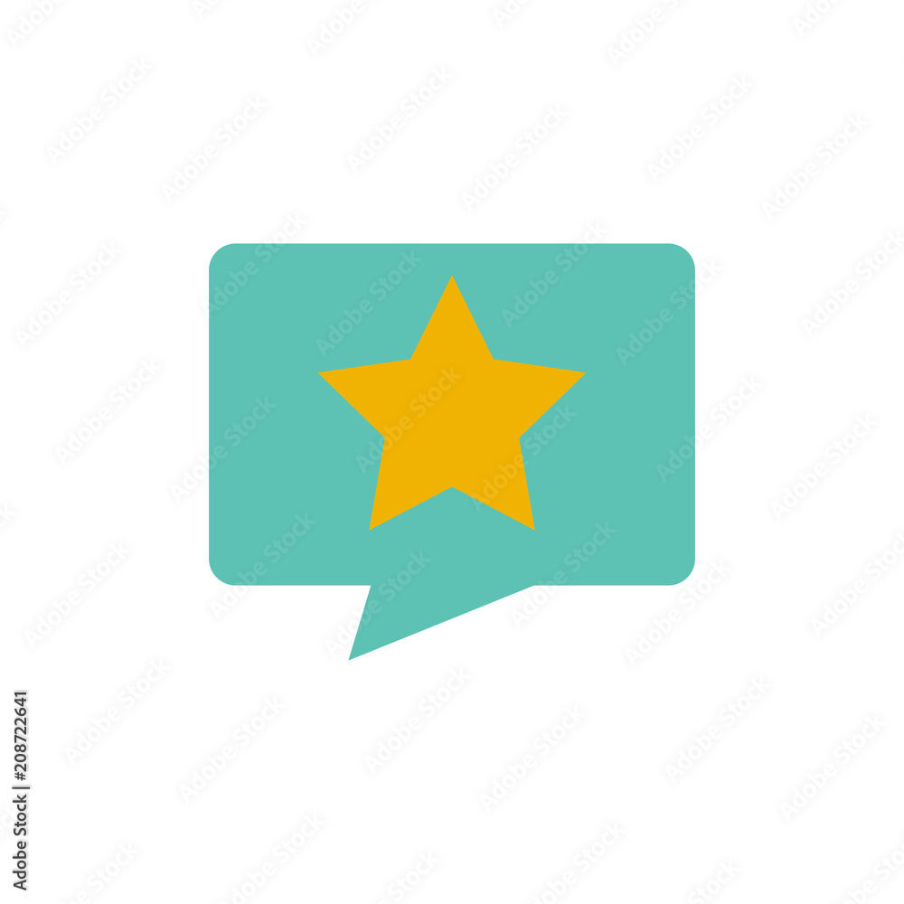 Obraz premium Star Rating Logo Icon Design