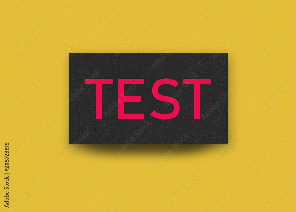 Test - Wort - Typopgraphie mit Textur Hintergrund Test - Wort - Typopgraphie mit Textur Hintergrund