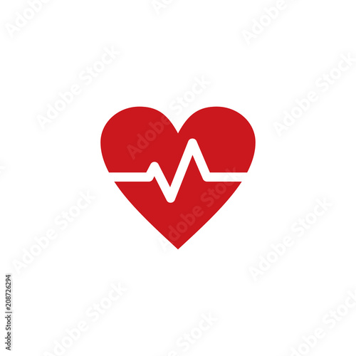 Heart Rate Logo Icon Design